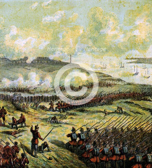 'The Battle of Inkerman, 1854', (c1850s). Artist: Unknown