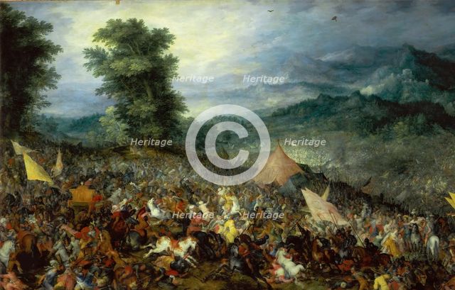 The Battle of Issus, 1602. Creator: Brueghel, Jan, the Elder (1568-1625).
