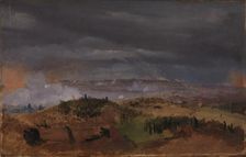 The Battle of Isted 25 July 1850. Study, 1850. Creator: Jorgen Sonne