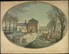 The Battle of Jemappes, c. 1793. Creator: Anonymous