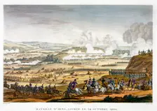 The Battle of Jena, Germany, 14th October 1806. Creator: Edme Bovinet