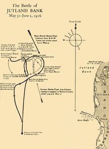 The Battle of Jutland Bank, May 31-June 1, 1916 (c1920). Creator: Unknown