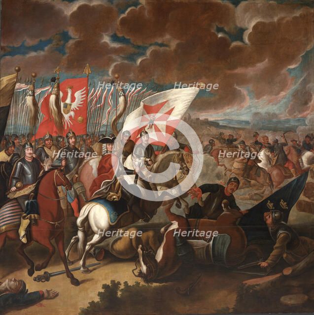 The Battle of Kalisz on 29 October 1706, ca 1730. Creator: Anonymous.