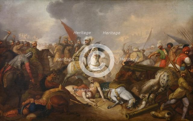 The Battle of Khotyn on 11 November 1673, c. 1800. Creator: Smuglewicz, Franciszek (1745-1807).