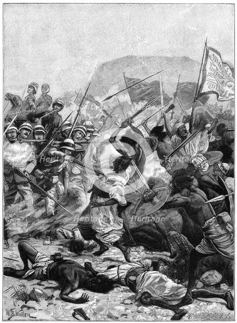 The Battle of Khartoum, 1885 (1900). Artist: Unknown