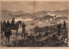 The Battle of Kizil-Tepe on June 25, 1877, 1877. Artist: Anonymous