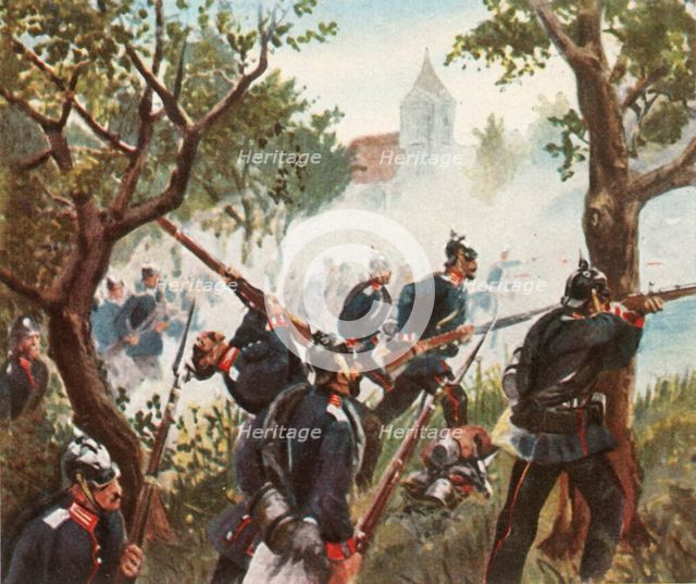 The Battle of Königgratz, 3 July 1866, (1936). Creator: Unknown.