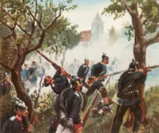 The Battle of Königgratz, 3 July 1866, (1936). Creator: Unknown