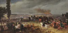 The Battle of Königgrätz on 3 July 1866, after 1869. Creator: Bleibtreu, Georg (1828-1892)