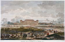 The Battle of La Favorite, Italy, 25 Nivose, Year 5 (January 1797). Creator: Jean Duplessis-Bertaux