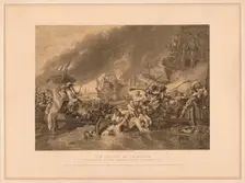 The Battle of La Hogue 1692 (1878). Artist: W Ridgway