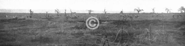 The Battle of La Malmaison; Dawn on October 23: sending of an assault wave..., 1917. Creator: Unknown.