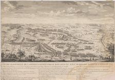 The battle of Lawfeld on 2nd July 1747. Creator: Guélard, Jean-Baptiste (active 1730-1760)