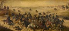 The Battle of Lekkerbeetje on 5 February 1600, 1601. Creator: Sebastian Vrancx