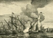 The Battle of Lepanto (1571), 1890. Creator: Unknown