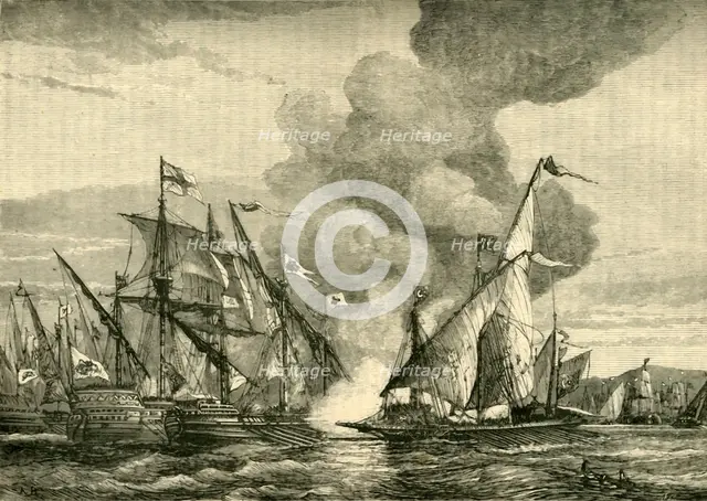'The Battle of Lepanto', (1571), 1890.   Creator: Unknown.