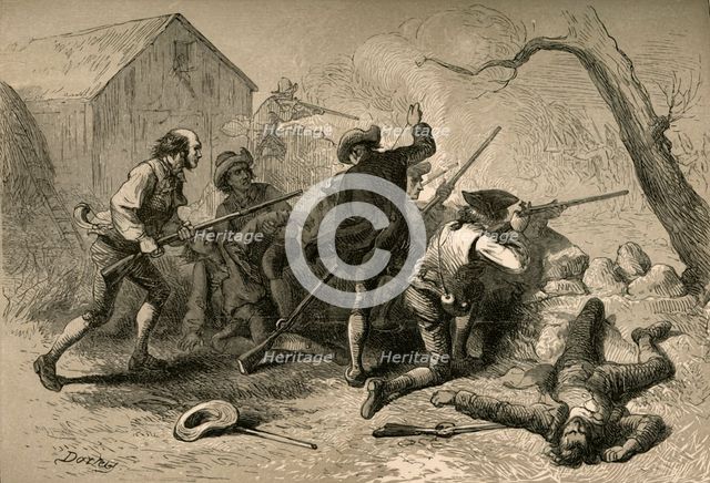 'The Battle of Lexington', (1877). Creator: Felix Octavius Carr Darley.