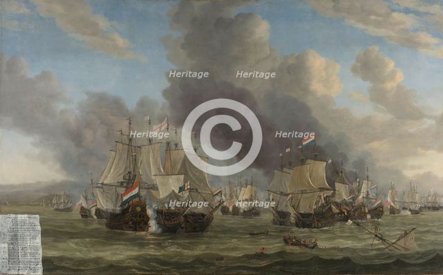 The Battle of Livorno, 1653-1664. Creator: Reinier Zeeman.