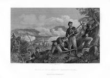 The Battle of Lookout Mountain, Tennessee, 24 November 1863 (1862-1867).Artist: John R Chapin