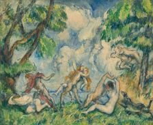 The Battle of Love, c. 1880. Creator: Paul Cezanne