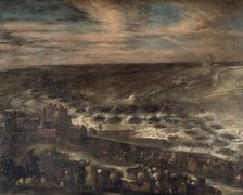 The Battle of Lund. Second clash, mid-17th-early 18th century. Creator: Johann Philip Lemke