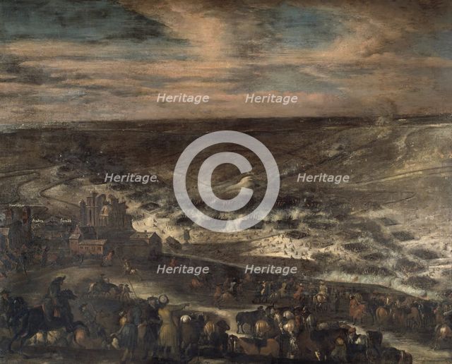 The Battle of Lund. Second clash, mid-17th-early 18th century. Creator: Johann Philip Lemke.