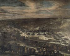 The Battle of Lund. Second clash, mid-17th-early 18th century. Creator: Johann Philip Lemke