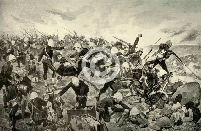 'The Battle of Majuba Hill', 1900. Creator: Richard Caton Woodville II.