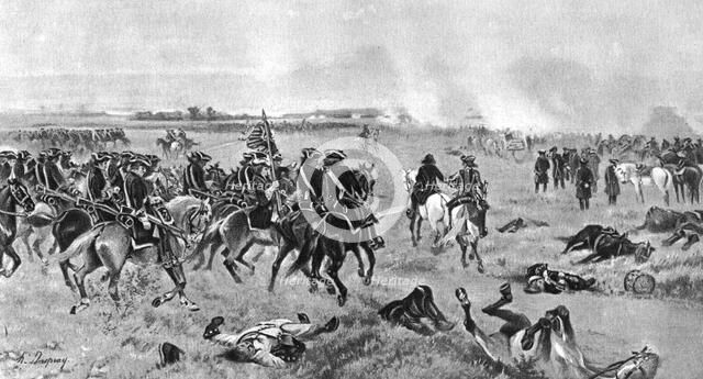 The Battle of Malplaquet, 11 September 1709, (1910). Artist: Unknown