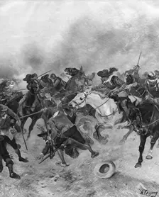 The Battle of Marston Moor, 1644. Creator: Unknown