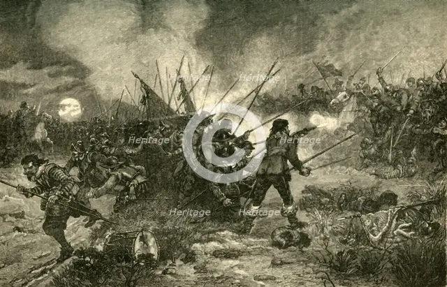 'The Battle of Marston Moor', (2 July 1644), 1890.   Creator: Unknown.