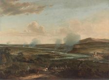 The Battle of Medway, c.1668. Creator: Willem Schellinks