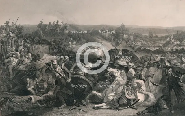 The Battle of Meeanee, 1843.  Creator: James Baylis Allen.