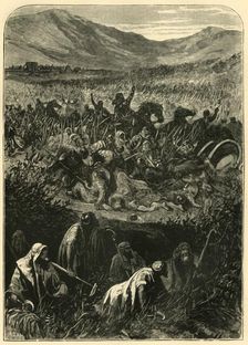 The Battle of Michmash 1890. Creator: Unknown