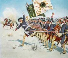 The battle of Mollwitz, 11 April 1741, (1936). Creator: Unknown