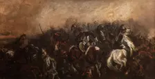 The Battle of Mozhaisk 1812, between 1835-1840, around 1840. Creator: Piotr Michalowski