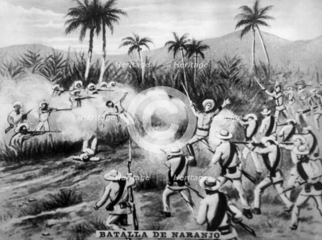 The Battle of Naranjo, (1874), 1920s. Artist: Unknown