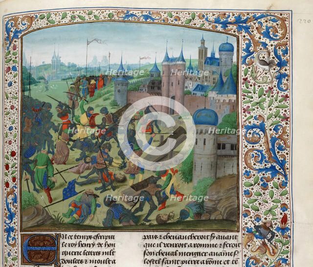 The Battle of Nicopolis on 25 September 1396, ca 1470-1475. Creator: Anonymous.