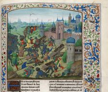 The Battle of Nicopolis on 25 September 1396, ca 1470-1475. Creator: Anonymous