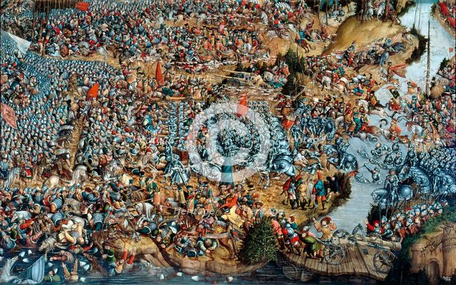 The Battle of Orsha, 1514 (between 1524 und 1530). Artist: Unknown