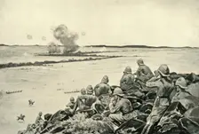 The Battle of Paardeberg 1900. Creator: Sidney E Paget