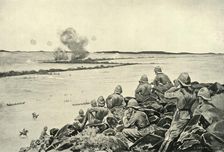 The Battle of Paardeberg 1900. Creator: Sidney E Paget