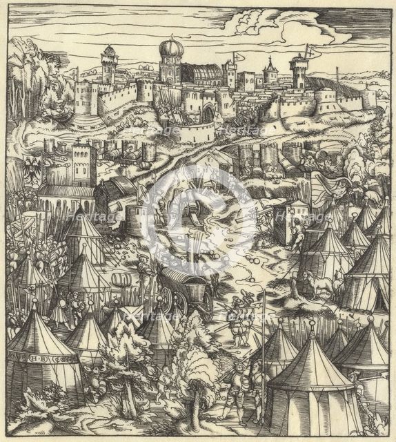 The Battle of Padua. Creator: Hans Burgkmair, the Elder.