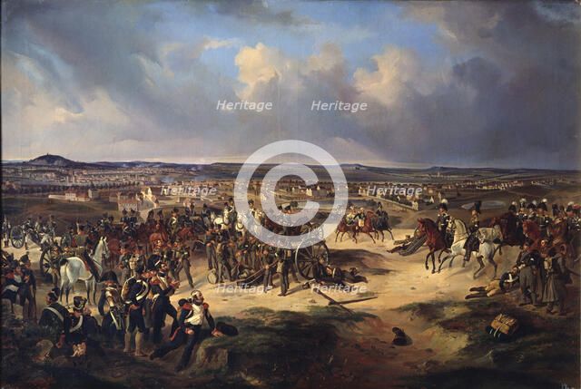 The Battle of Paris on March 17, 1814, 1834. Artist: Willewalde, Gottfried (Bogdan Pavlovich) (1818-1903)