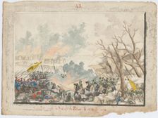 The Battle of Patnos on October 1828, 1829. Artist: Anonymous