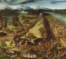 The Battle of Pavia, 1529. Creator: Heller, Rupert (active ca. 1530)