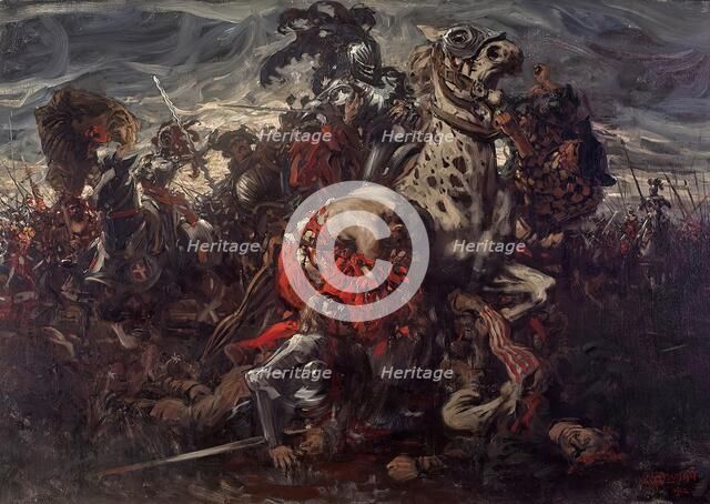 The Battle of Pavia, 1912. Creator: Carl Hassmann.