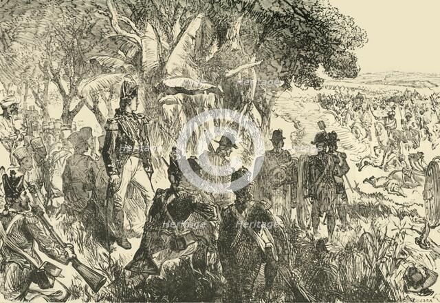 'The Battle of Plassey', (1757), 1890. Creator: Unknown.