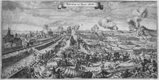 The Battle of Prague on October 1648, 1648. Creator: Merian, Matthäus, the Elder (1593-1650)