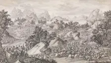The Battle of Qos-qulaq, 1774. Creator: Benoit-Louis Prevost